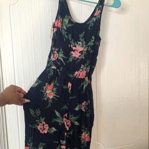 Floral Long Pants romper